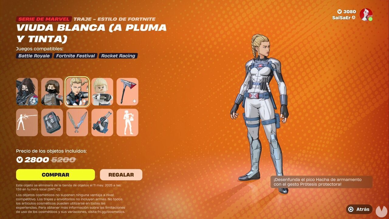 Thunderbolts aterriza en Fortnite con nuevos personajes de Marvel. Noticias en tiempo real