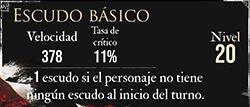 Clair Obscur: Expedition 33 - Características del pictos Escudo básico