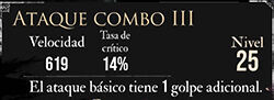 Clair Obscur: Expedition 33 - Características del pictos Ataque combo III