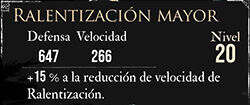 Clair Obscur: Expedition 33 - Características del pictos Ralentización mayor