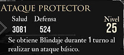 Clair Obscur: Expedition 33 - Características del pictos Ataque protector