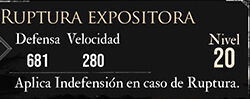 Clair Obscur: Expedition 33 - Características del pictos Ruptura expositora