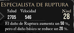 Clair Obscur: Expedition 33 - Características del pictos Especialista de ruptura