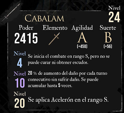 Clair Obscur: Expedition 33 - Arma de Gustave: Cabalam