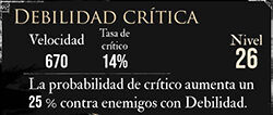 Clair Obscur: Expedition 33 - Características del pictos Debilidad crítica