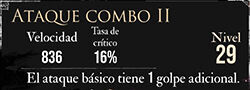 Clair Obscur: Expedition 33 - Características del pictos Ataque combo II