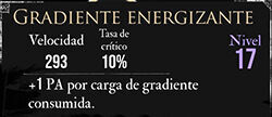 Clair Obscur: Expedition 33 - Características del pictos Gradiente energizante