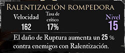 Clair Obscur: Expedition 33 - Características del pictos Ralentización rompedora
