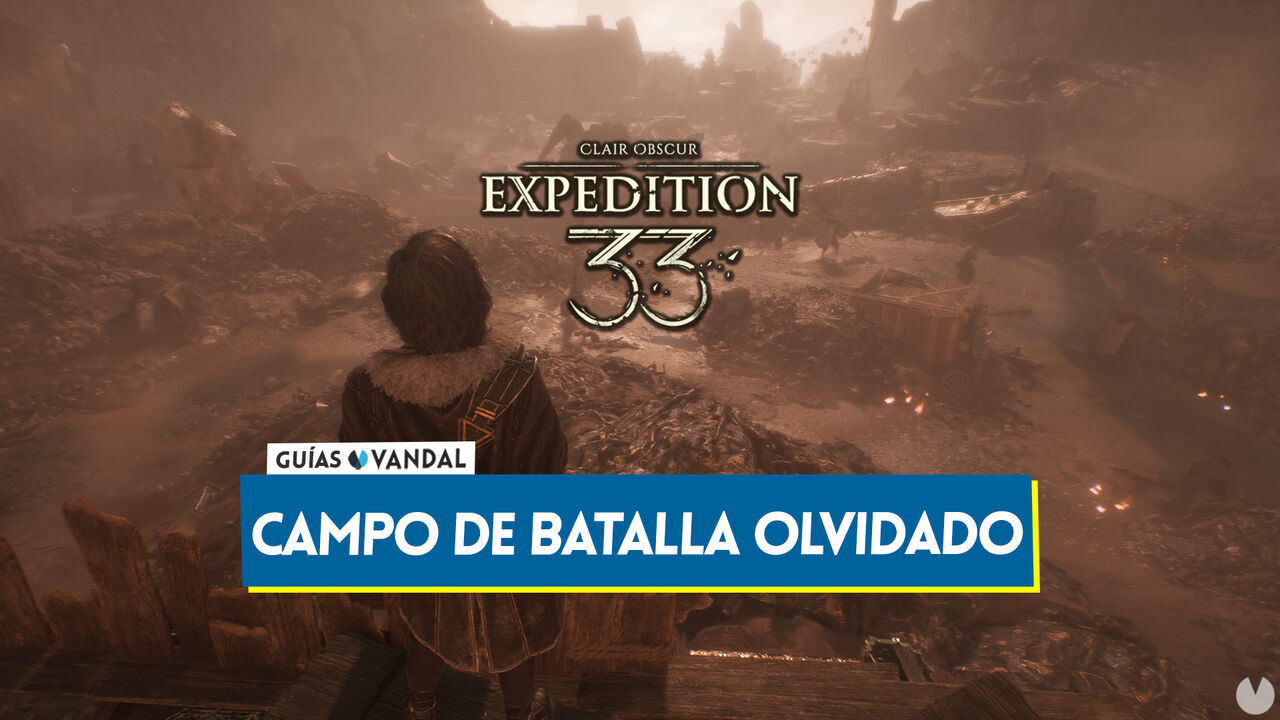 Campo de batalla olvidado al 100% en Clair Obscur: Expedition 33 - Clair Obscur: Expedition 33