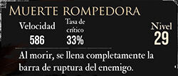 Clair Obscur: Expedition 33 - Características del pictos Muerte rompedora