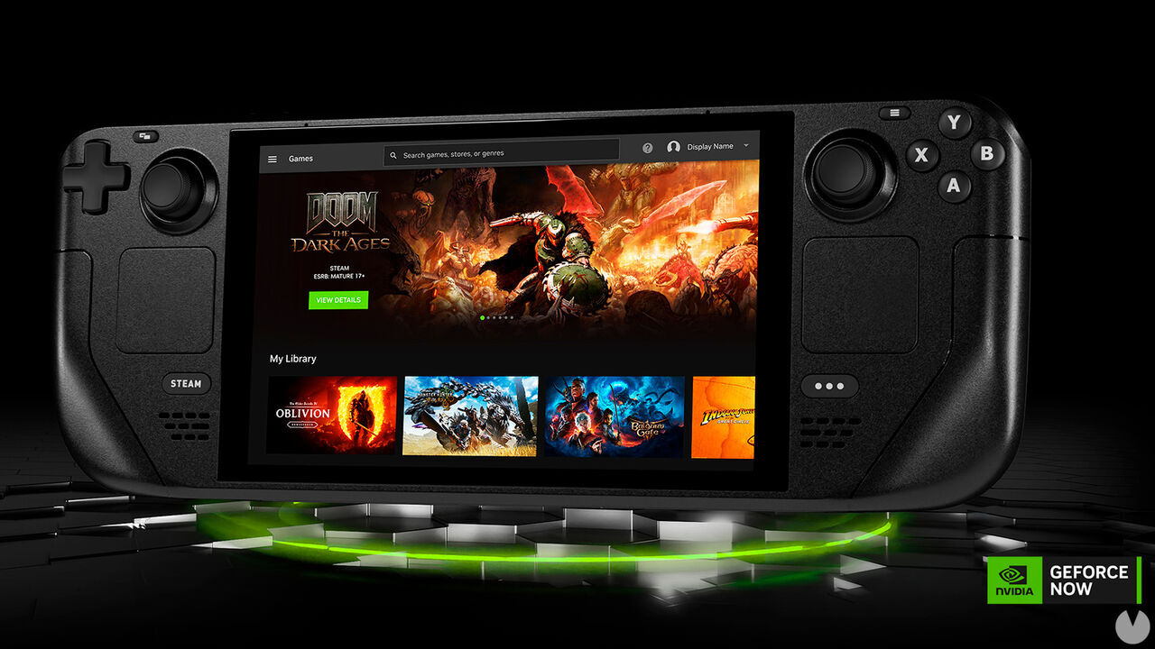 Ya puedes jugar en Ultra en Steam Deck: NVIDIA GeForce Now ya es nativo en el PC de Valve