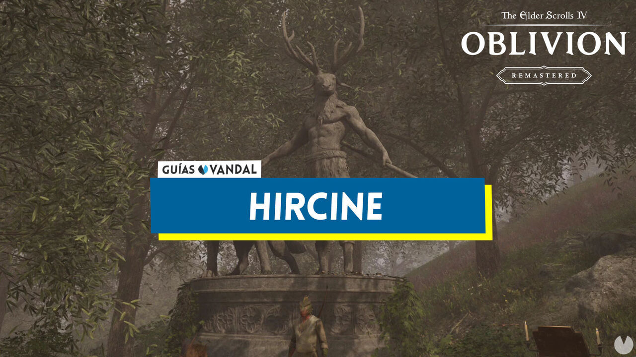 Hircine en Oblivion Remastered: cmo invocarle, misin y recompensa - The Elder Scrolls IV: Oblivion Remastered