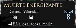 Clair Obscur: Expedition 33 - Características del pictos Muerte energizante