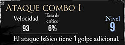 Clair Obscur: Expedition 33 - Características del pictos Ataque combo I