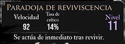 Clair Obscur: Expedition 33 - Características del pictos Paradoja de reviviscencia