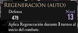 Clair Obscur: Expedition 33 - Características del pictos Regeneración (auto)