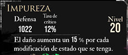 Clair Obscur: Expedition 33 - Características del pictos Impureza