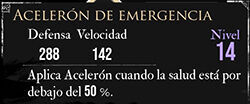 Clair Obscur: Expedition 33 - Características del pictos Acelerón de emergencia