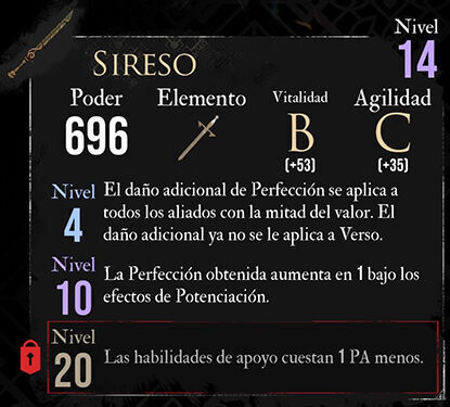 Clair Obscur: Expedition 33 - Arma de Verso: Sireso