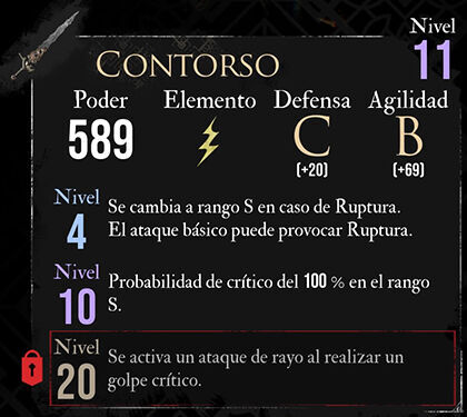 Clair Obscur: Expedition 33 - Arma de Verso: Contorso