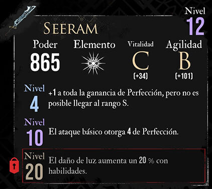 Clair Obscur: Expedition 33 - Arma de Gustave: Seeram