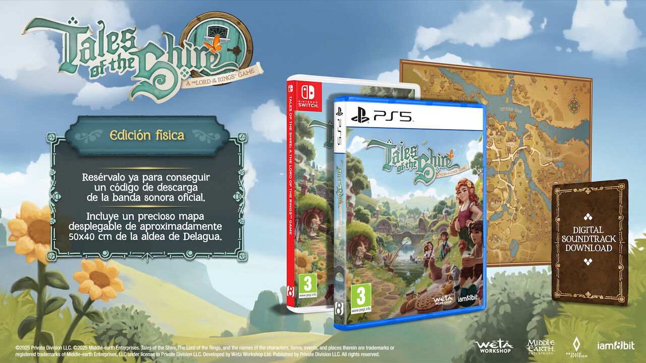 El simulador de vida de El señor de los anillos, Tales of the Shire, tendrá edición física en PS5 y Switch