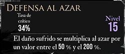 Clair Obscur: Expedition 33 - Características del pictos Defensa al azar