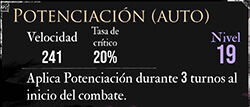 Clair Obscur: Expedition 33 - Características del pictos Potenciación (auto)
