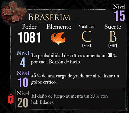 Clair Obscur: Expedition 33 - Arma de Lune: Braserim
