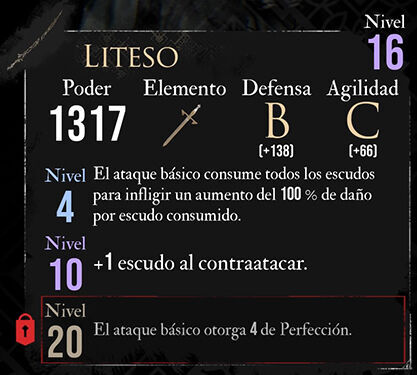 Clair Obscur: Expedition 33 - Arma de Verso: Liteso