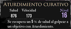 Clair Obscur: Expedition 33 - Características del pictos Aturdimiento curativo