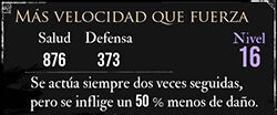 Clair Obscur: Expedition 33 - Características del pictos Más velocidad que fuerza