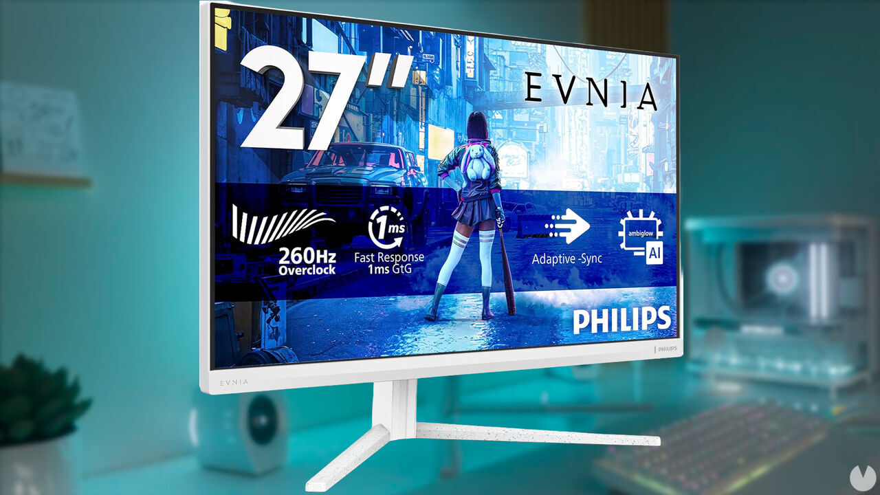 Philips Evnia 27M2N5201P: Un monitor todoterreno con Ambiglow mejorado y 240 Hz por 179 euros