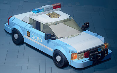 LEGO Batman: El Legado del Caballero Oscuro - Veh�culo de Jim Gordon Coche de polic�a