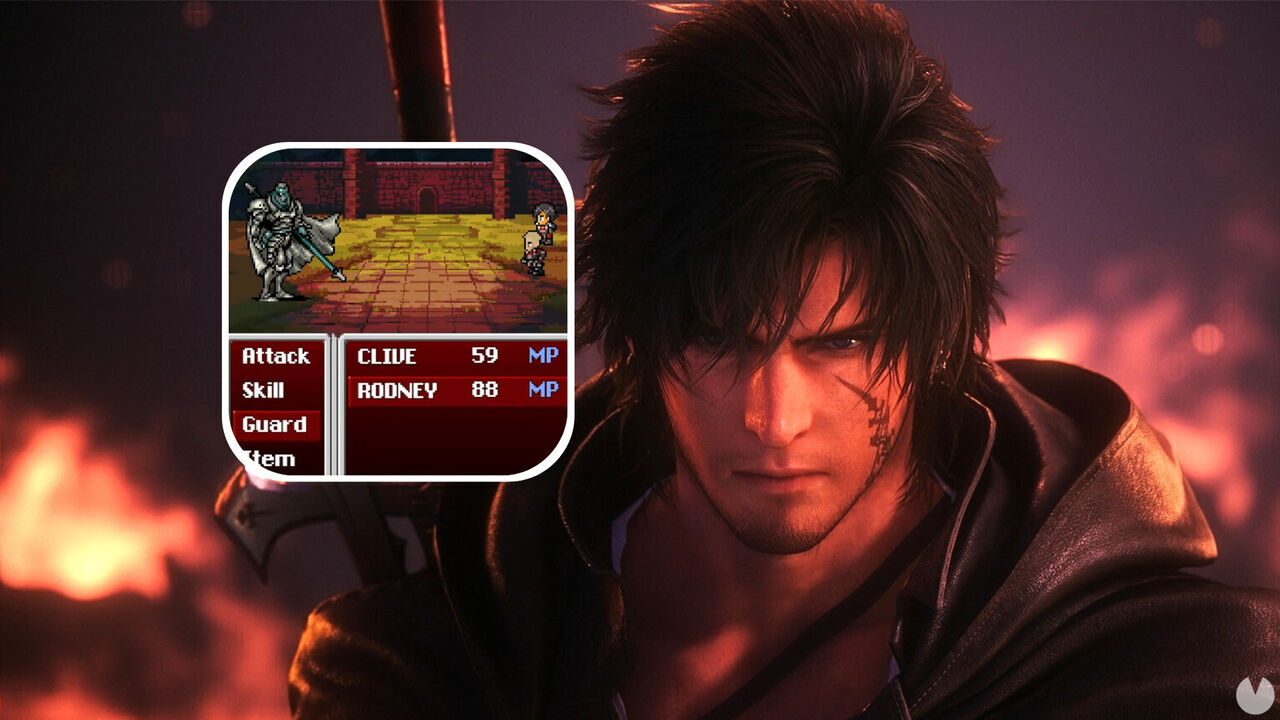 Como si Final Fantasy XVI hubiera salido en los 90: crean un 'demake' tipo SNES y puedes jugarlo gratis