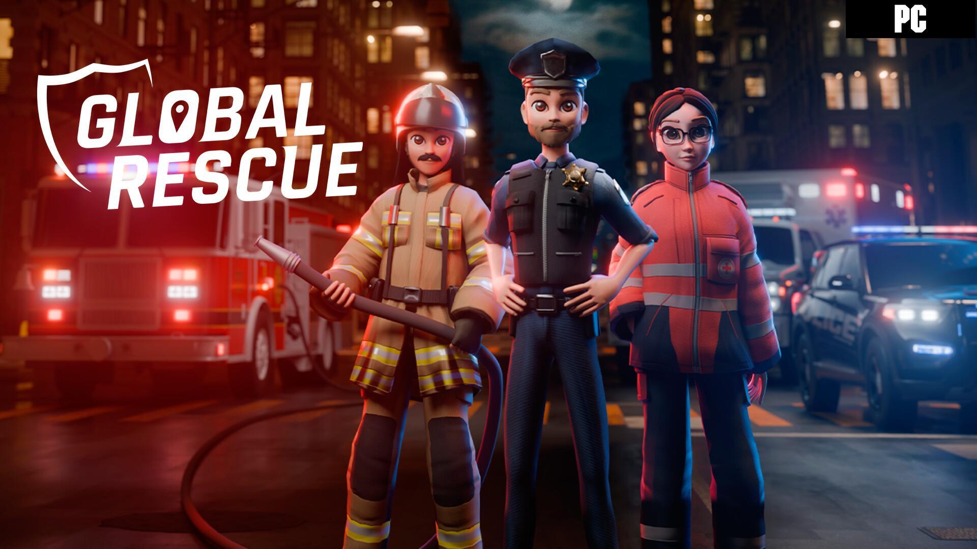¿Podrás salvar tu ciudad del caos? Global Rescue te pone a prueba en un divertido simulador de emergencias