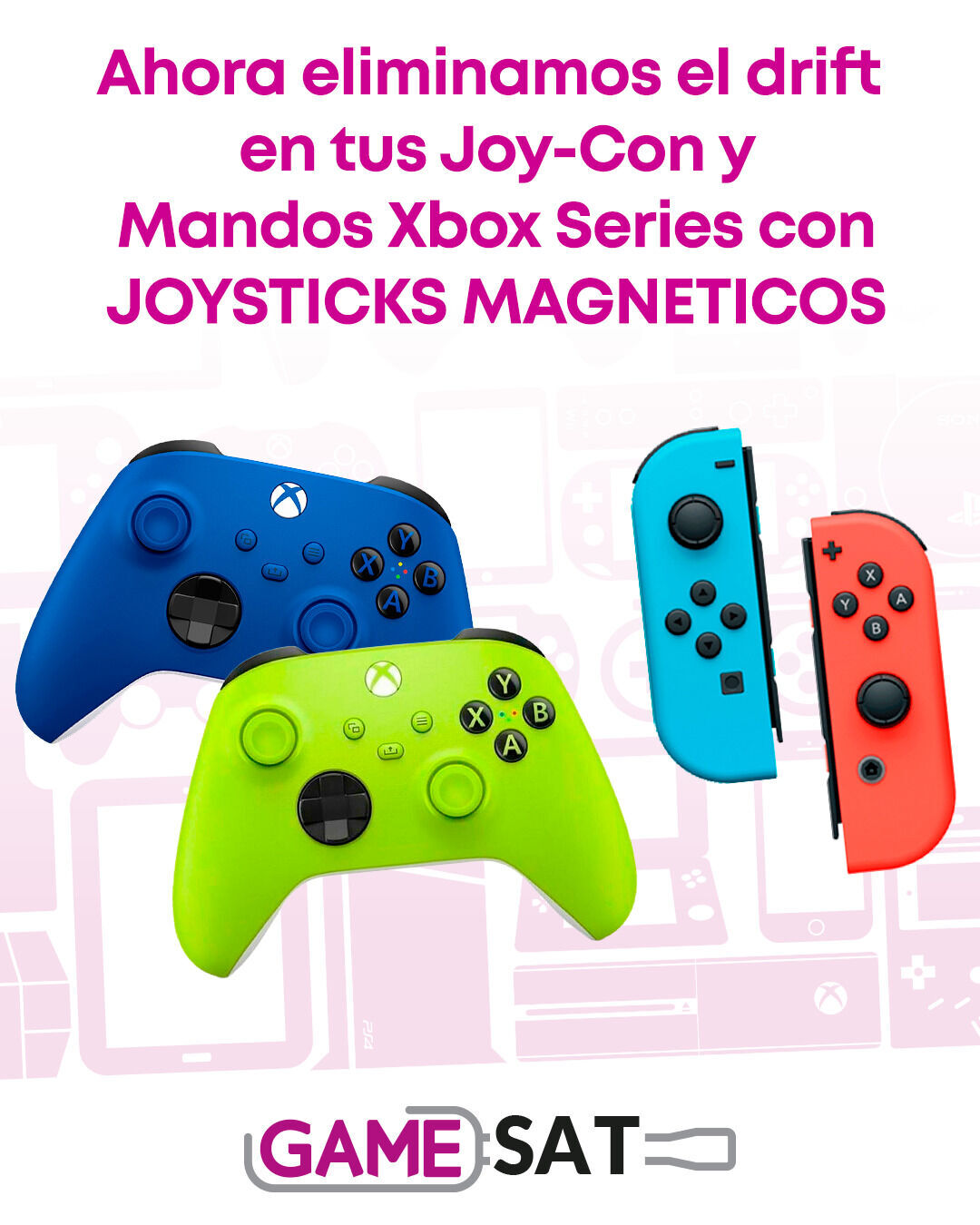 GAME amplía su servicio para acabar con el drift y ya cambia joysticks de Nintendo Switch y Xbox