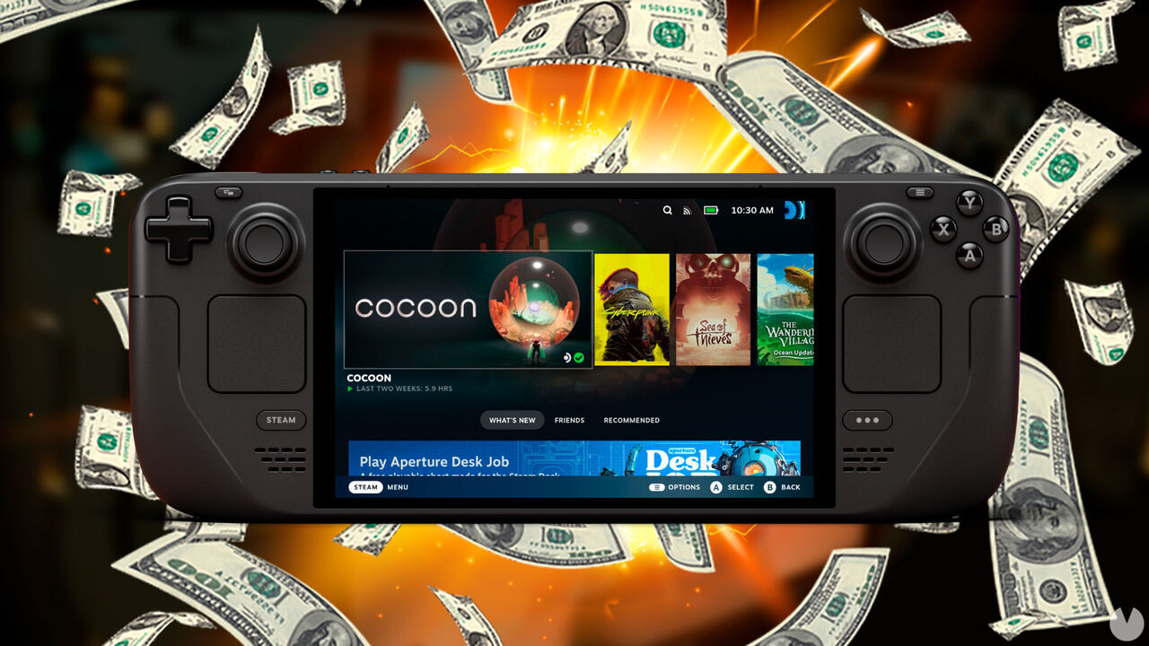 Steam Deck OLED vuelve a estar disponible, pero Valve sube su precio hasta 240 euros