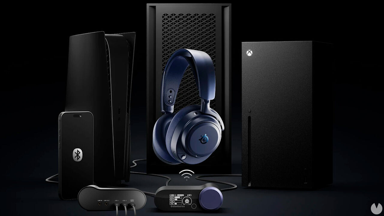 SteelSeries Arctis Nova Pro Omni: Los auriculares que nos permiten conectar a la vez la PS5, Xbox y PC