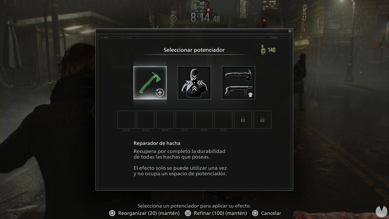 Resident Evil Requiem - Leon Must Die Forever, ability refinement menu