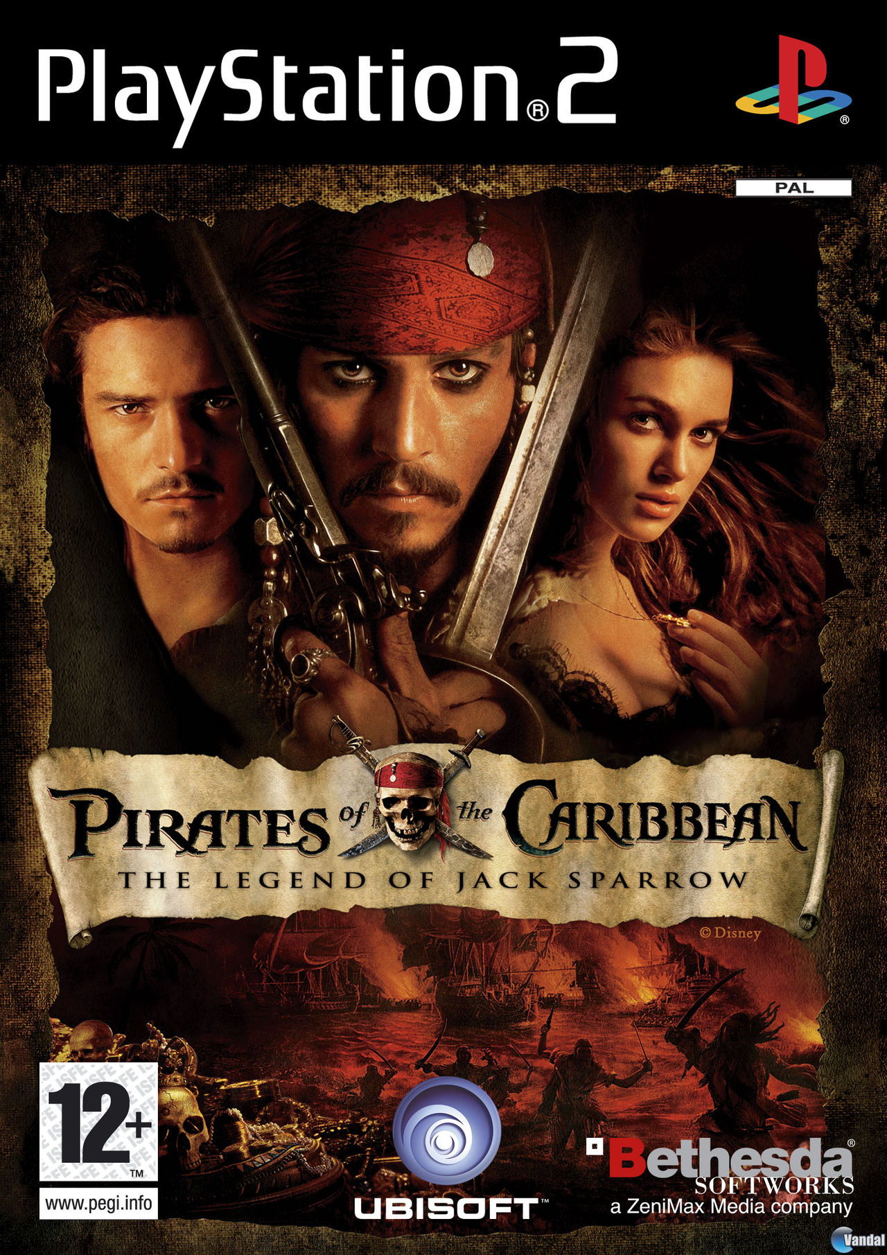Piratas Caribe: La Leyenda Jack Sparrow - Videojuego (PS2 PC) - Vandal