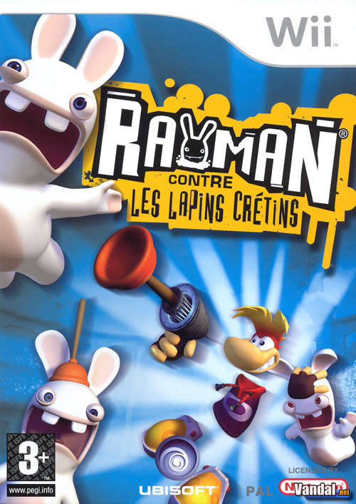Facturable Salida Inspección Rayman Raving Rabbids - Videojuego (Wii, PS2, Game Boy Advance, Xbox 360,  GameCube, Xbox, PC y NDS) - Vandal