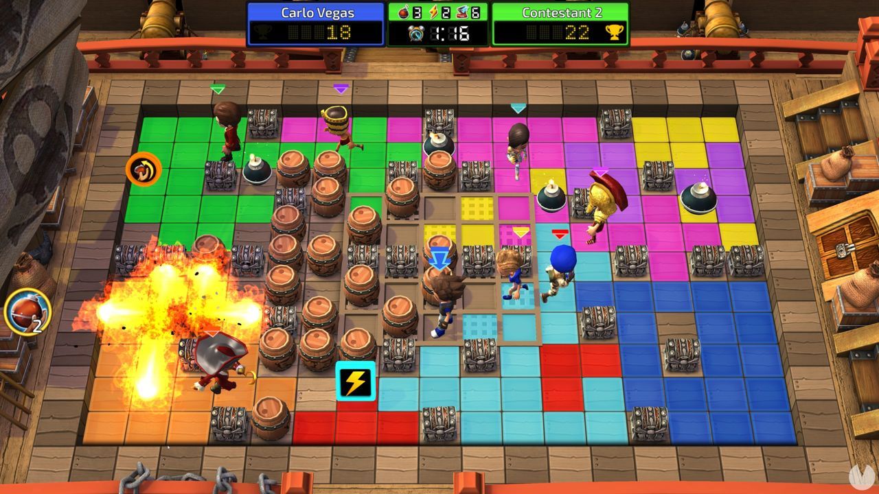 Blast Zone! Tournament disponible gratuitamente en PC
