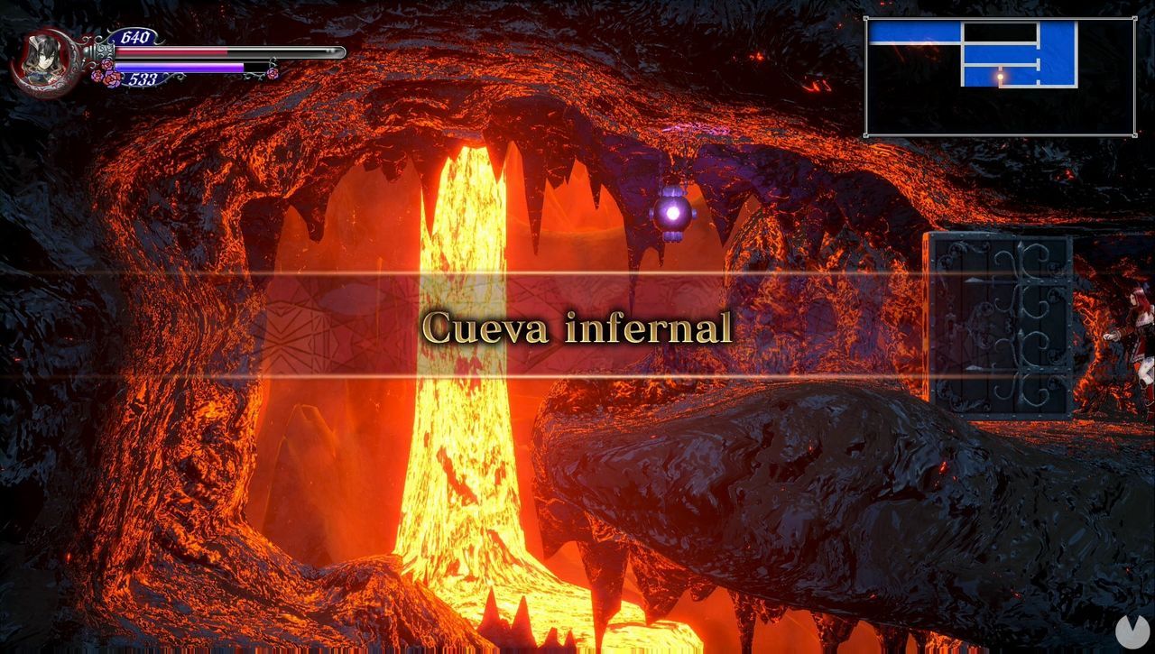 Cueva infernal al 100% en Bloodstained: Ritual of the night - Bloodstained: Ritual of the Night