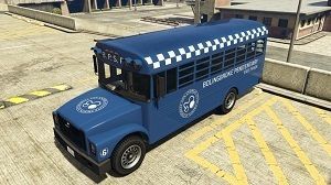GTA 5 - Vehculos de emergencias: Autobs de la prisin