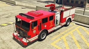 GTA V - Vehculos de emergencias: Camin de bomberos
