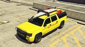 GTA 5 - Vehculos de emergencias: Granger de los guardacostas