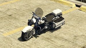 GTA 5 - Vehculos de emergencias: Moto de la polica