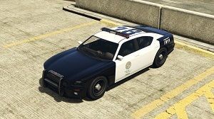 GTA 5 - Vehculos de emergencias: Cruiser de la polica modelo Buffalo