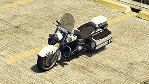 GTA V - Motocicletas: Moto de polica